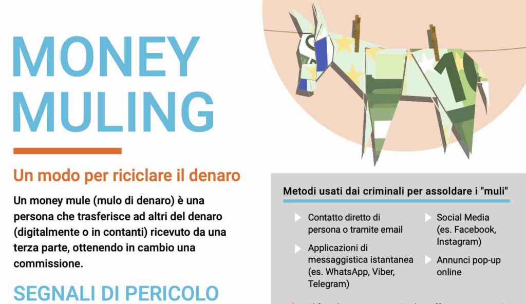 Il money muling: una pratica criminale da evitare